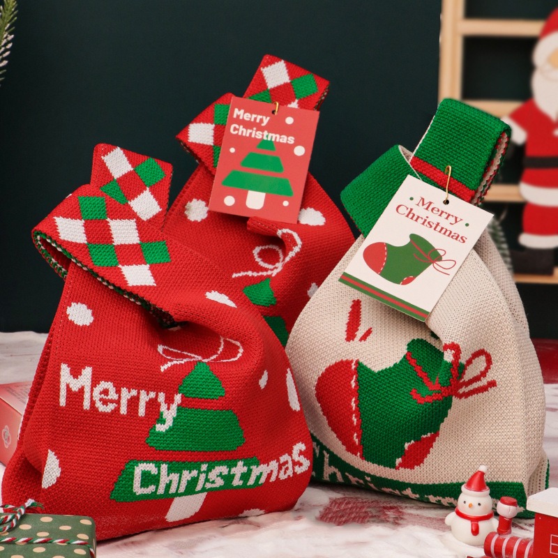 Linen Bag Bulk - Pequena Sacola de Presente de Natal,