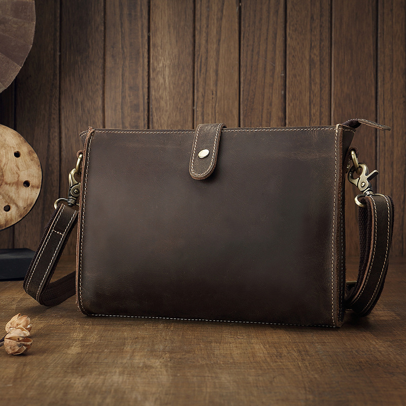 Linen Bag Bulk - Bolsa de Embreagem de Couro Genuíno