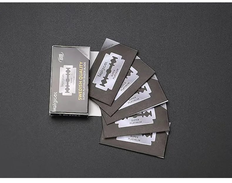Safety Razor Handle - Atacado: 20 Lâminas de Barbear de