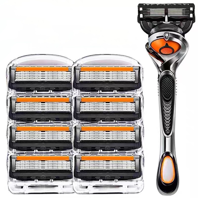 Safety Razor Handle - Lâminas de Segurança Substituíveis de 5