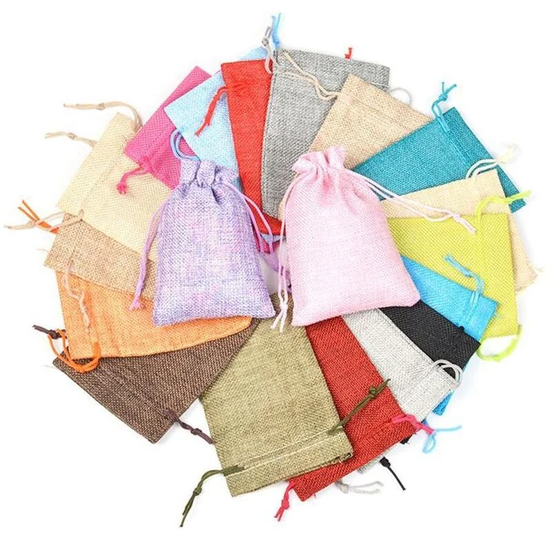 50 unidades/lote Sacolas de Pr - Linen Bag Bulk avaliação e preço