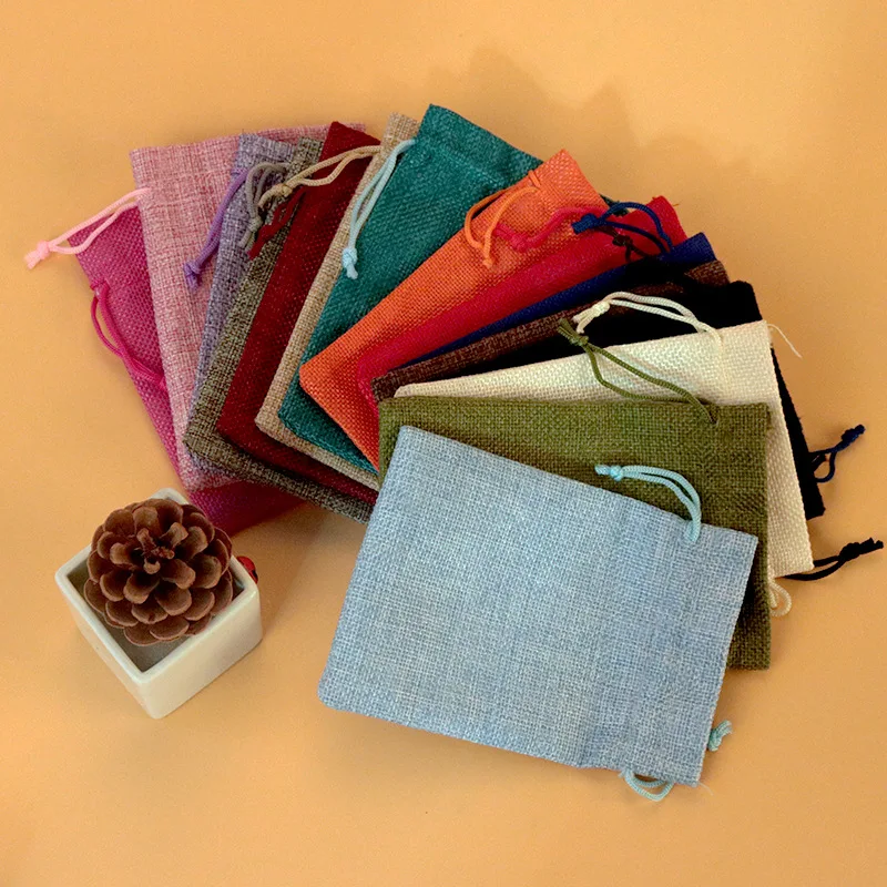 50 unidades/lote Sacolas de Pr - Linen Bag Bulk avaliação e preço