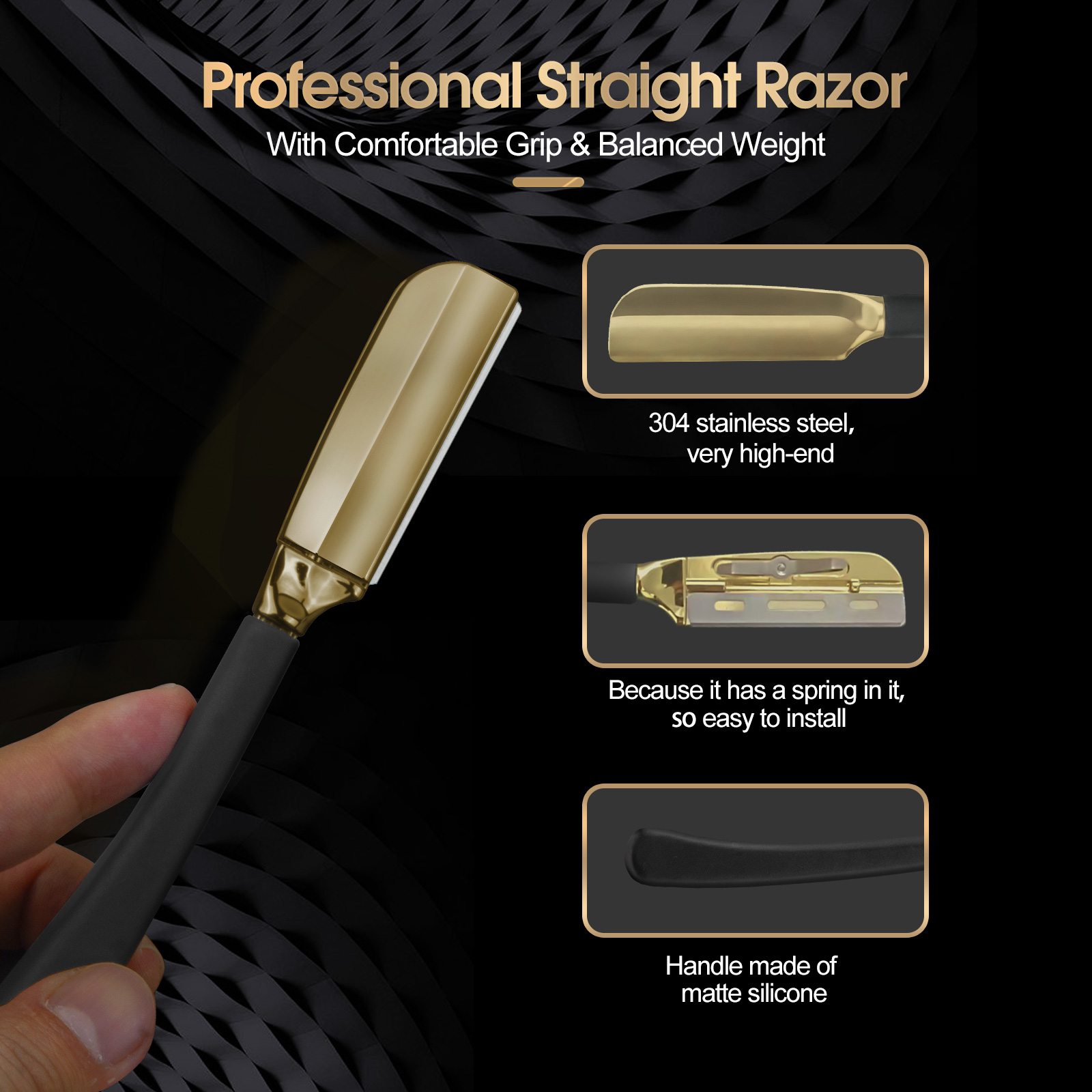 1 Unidade Navalha Profissional - Safety Razor Handle avaliação e preço