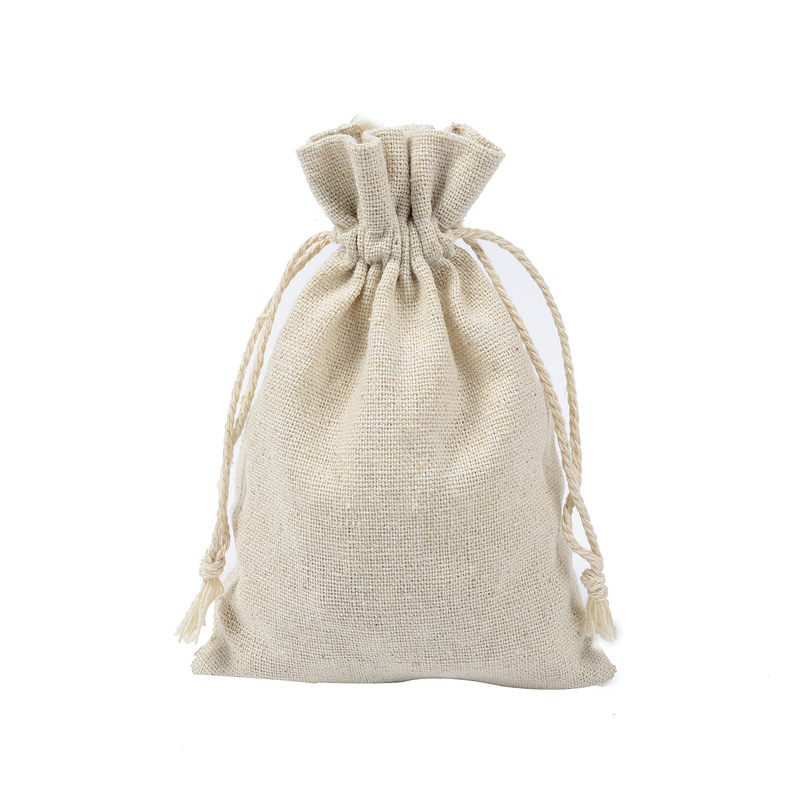10 pçs algodão linho cordão pr - Linen Bag Bulk avaliação e preço