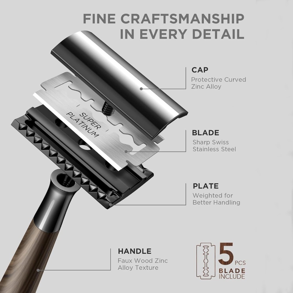 Navalha de Segurança Avançada  - Safety Razor Handle avaliação e preço
